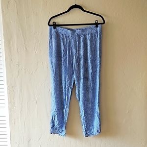 Blue Plaid Lounge Pants